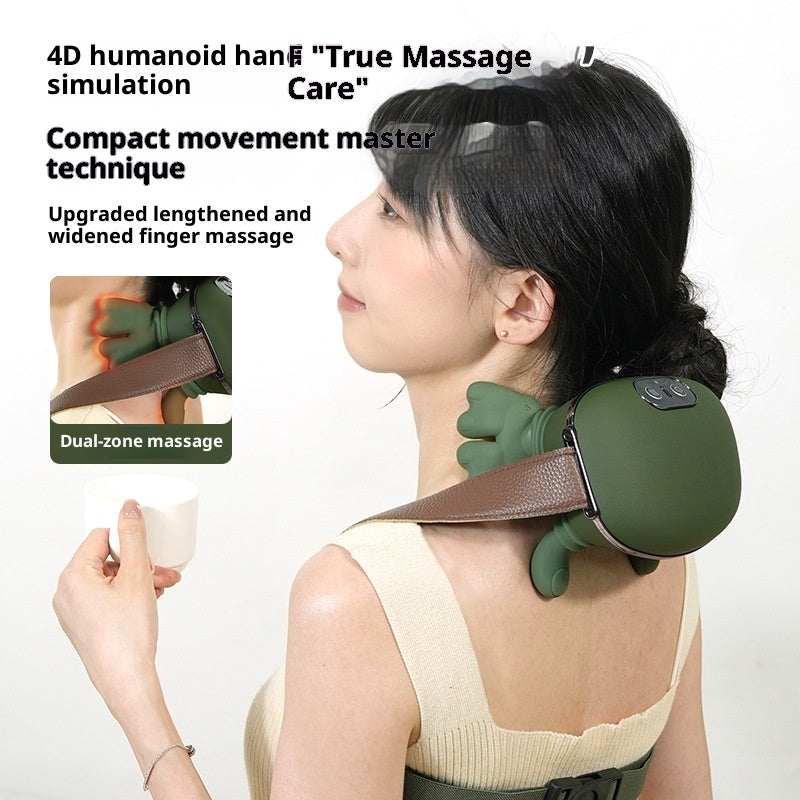 Neck, Shoulder & Back Massager with Heat – Shiatsu Deep Kneading Massage Pillow